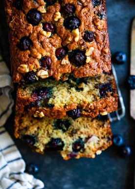 The Best Blueberry Bread