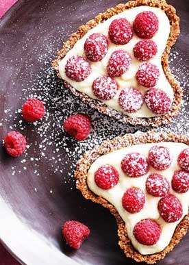 Cream Heart Tarts